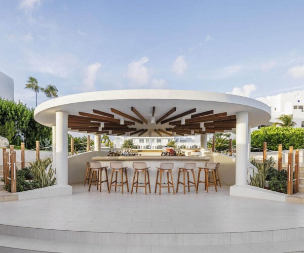 Beach bar at Aurora Anguilla Resort and Golf Club