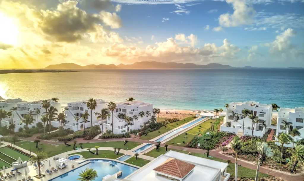 Aurora Anguilla Aerial Photo